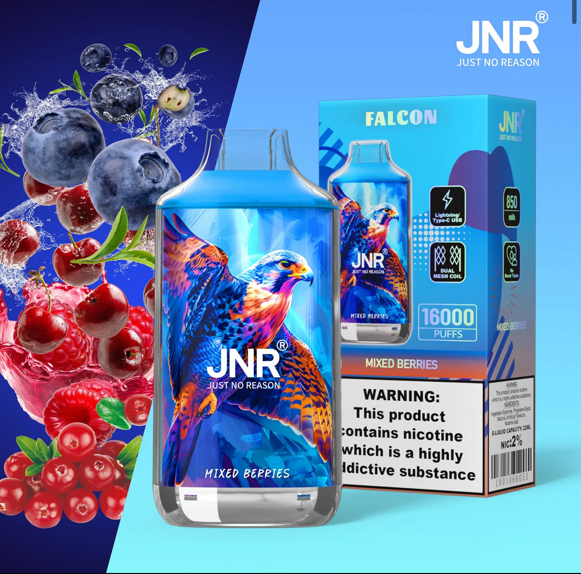 Puff JNR FALCON 16k x10PCS/PACK