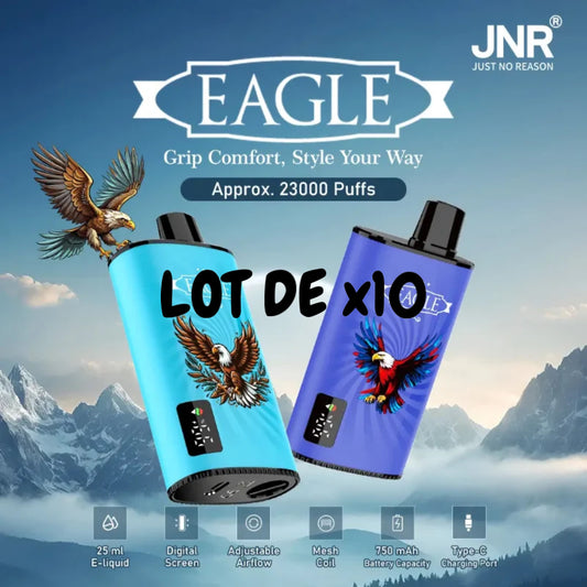 Puff JNR EAGLE 23k Grosiste x10PCS/PACK